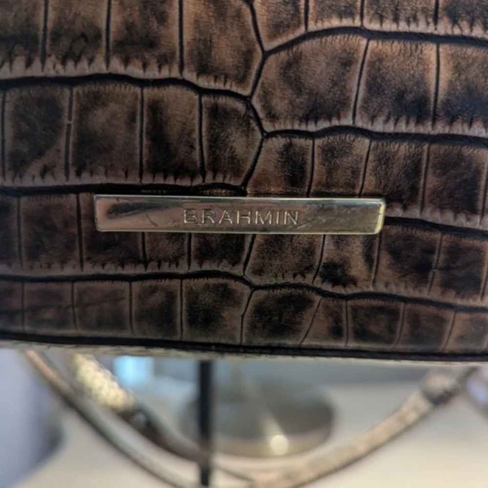 Brahmin Milan Large Duxbury Satchel with Tassel RARE